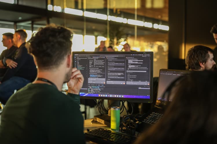 SheepAI Winter 2025 hackathon event photo 2 - developers building AI projects in Zagreb