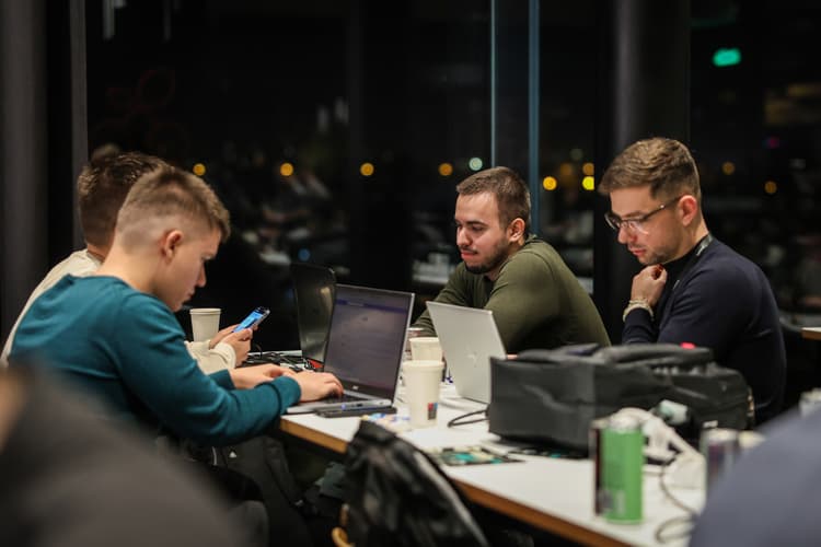 SheepAI Winter 2025 hackathon event photo 4 - developers building AI projects in Zagreb